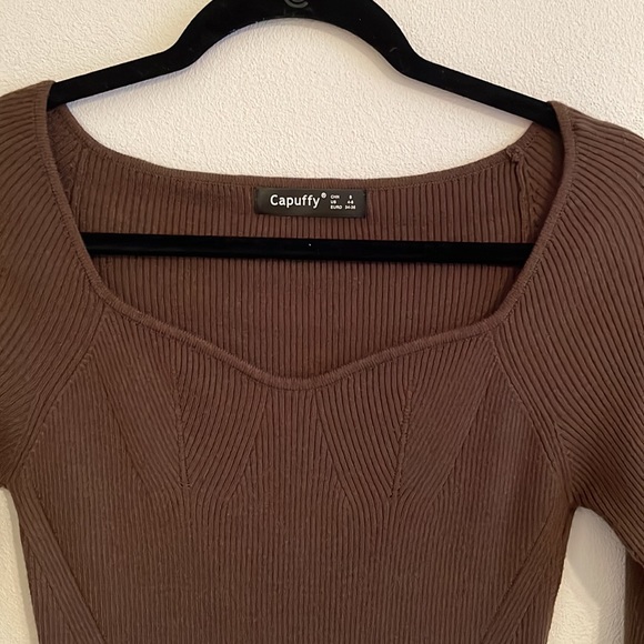 Midi Long Sleeve Sweater Dress - Picture 3 of 7